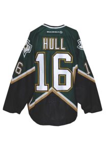 2000-01 Brett Hull Dallas Stars Game-Used Road Jersey