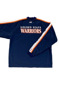 2000-01 Chris Mullin Golden State Warriors Player Worn Warm-Up Jacket