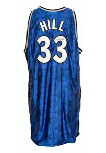 2000-01 Grant Hill Orlando Magic Game-Used & Autographed Jersey