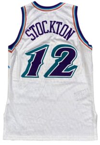 2000-01 John Stockton Utah Jazz Game-Used Jersey