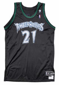 2000-01 Kevin Garnett Minnesota Timberwolves Game-Used Jersey