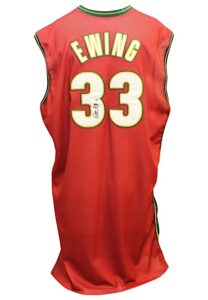 2000-01 Patrick Ewing Seattle SuperSonics Game-Used & Autographed Alternate Jersey (JSA)