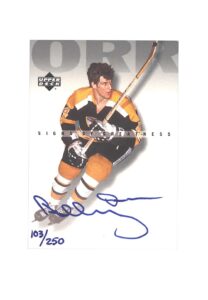 2000-01 Upper Deck Signs Of Greatness Bobby Orr LE #S-BO