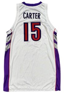 2000-01 Vince Carter Toronto Raptors Game-Used Jersey