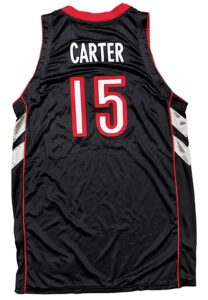 2000-01 Vince Carter Toronto Raptors Game-Used Jersey