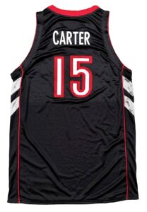 2000-01 Vince Carter Toronto Raptors Game-Used & Signed Road Jersey