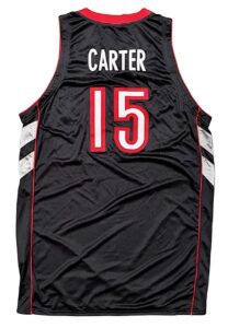 2000-01 Vince Carter Toronto Raptors Game-Used & Signed Road Jersey