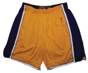 2000-2001 Derek Fisher Game Used Home Shorts