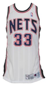 2000-2001 Stephon Marbury New Jersey Nets Game-Used Home Jersey 