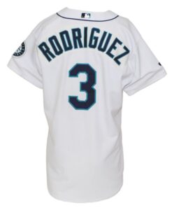 2000 Alex Rodriguez Seattle Mariners Game-Used Home Jersey