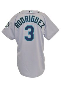 2000 Alex Rodriguez Seattle Mariners Game-Used Road Jersey & Cap