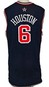 2000 Allan Houston USA Olympic Game-Used Road Jersey