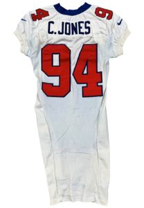 2000 Cedric Jones NY Giants Game-Used Jersey