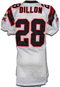 2000 Corey Dillon Cincinnati Bengals Game-Used Road Jersey