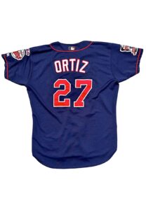 2000 David Ortiz Minnesota Twins Game-Used Jersey