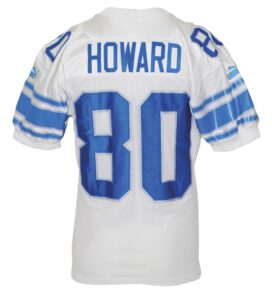 2000 Desmond Howard Detroit Lions Game-Used Road Jersey