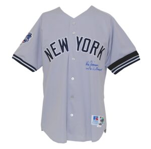 2000 Don Zimmer New York Yankees Coaches Worn & Autographed Road World Series Jersey