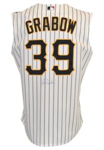 2000 Eddie Zosky Pittsburgh Pirates Batting Practice Jersey & 2005 John Grabow Pittsburgh Pirates Game-Used & Autographed Home Vest