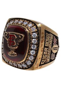 2000 Florida State Seminoles Sugar Bowl Champions Ring