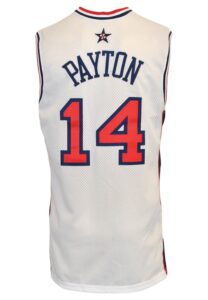 2000 Gary Payton Team USA Men’s Olympic Basketball Game-Used Jersey