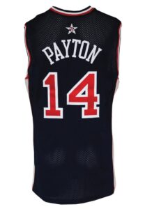 2000 Gary Payton Team USA Olympics Game-Used Road Jersey 