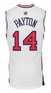 2000 Gary Payton USA Olympic Game-Used & Autographed Home Jersey