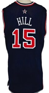 2000 Grant Hill USA Olympic Game-Used Road Jersey