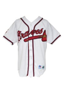 2000 Greg Maddux Atlanta Braves Game-Used & Autographed Home Jersey