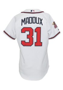 2000 Greg Maddux Atlanta Braves Game-Used & Autographed Home Jersey