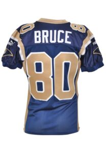 2000 Isaac Bruce St. Louis Rams Game-Used Home Jersey