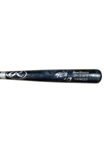 2000 Jim Leyritz NY Yankees Game-Used & Signed Bat