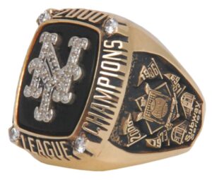 2000 Jimmy Plummer NY Mets National League Championship Ring with Original Box