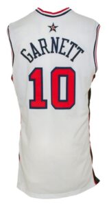 2000 Kevin Garnett Olympic Game-Used Home Jersey