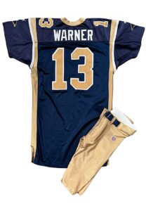 2000 Kurt Warner St. Louis Rams Game-Used Uniform