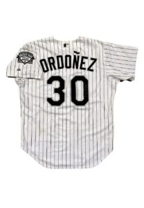 2000 Magglio Ordonez Chicago White Sox Game-Used & Signed Home Jersey