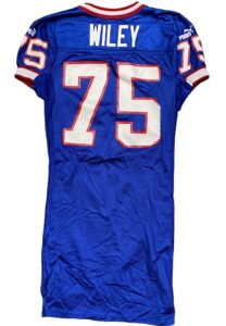 2000 Marcellus Wiley Buffalo Bills Game-Used Jersey