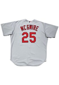 2000 Mark McGwire St. Louis Cardinals Game-Used Road Jersey