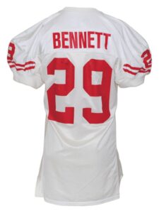 2000 Michael Bennett Wisconsin Badgers Game-Used Road Jersey