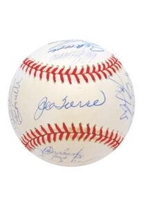 2000 New York Yankees Team-Signed World Series Baseball