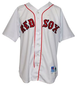 2000 Nomar Garciaparra Boston Red Sox Game-Used & Autographed Home Jersey