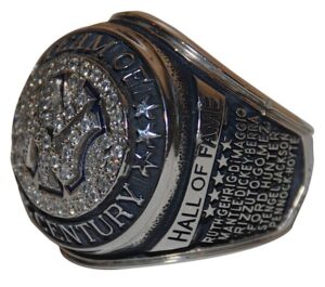 2000 NY Yankees Team Of The Century Hall Of Fame Ring