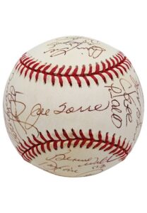 2000 NY Yankees Team-Signed Official World Series Baseball