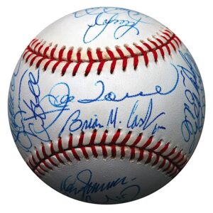 2000 NY Yankees World Championship Team Autographed World Series Baseball