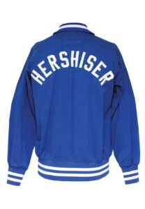 2000 Orel Hershiser Los Angeles Dodgers Worn Bench Jacket