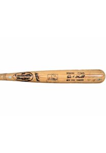 2000 Paul O’Neill New York Yankees Game-Used & Autographed Bat