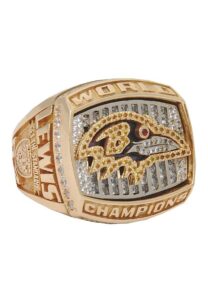 2000 Ray Lewis Baltimore Ravens Super Bowl Championship Ring