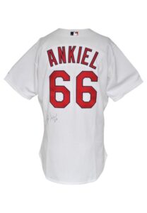 2000 Rick Ankiel St. Louis Cardinals Game-Used & Autographed Home Uniform