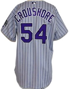 2000 Rick Croushore Colorado Rockies Game-Used Road Jersey