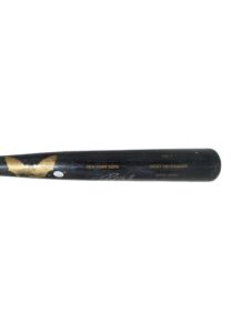 2000 Rickey Henderson New York Mets Game-Used & Autographed Bat