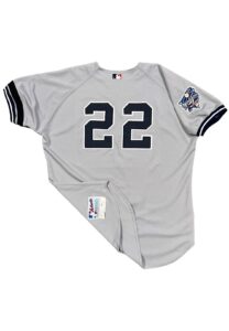 2000 Roger Clemens NY Yankees World Series Game-Used Jersey